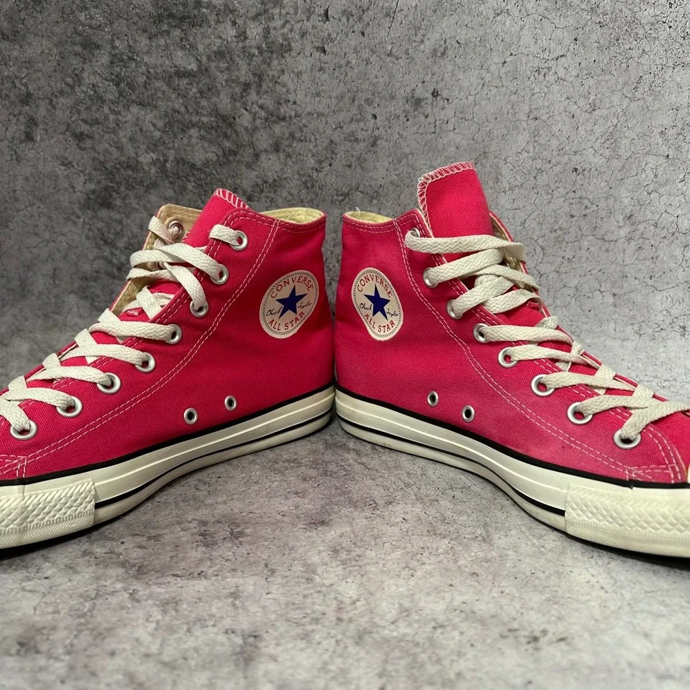 Converse Chuck Taylor All Star Men 9 Women 11 Raspberry Pink 132307F Hi Top